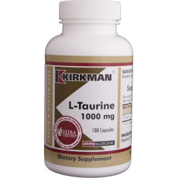 L-Taurine 1000mg (Hypoallergenic) 100 kaps. Kirkman