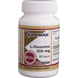 L-Theanine 250 mg (Hypoallergenic) 100 kaps. Teanina Kirkman