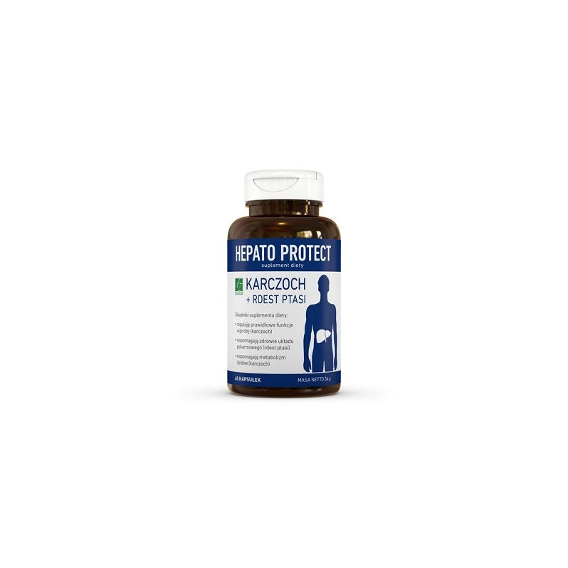 Hepato Protect-karczoch+rdest ptasi 60 kaps. Wątroba A-Z MEDICA