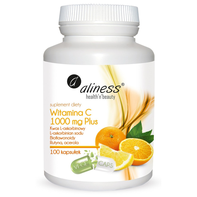Witamina C 1000mg Plus (100 kapsułek) Aliness