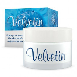 Krem Velvetin 50ml przeciwzmarszczkowy ze śluzem slimaka i komórkami macierzystymi A-Z MEDICA (02.2020)