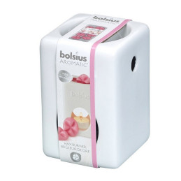 Biały kominek ceramiczny SQUERE Bolsius
