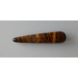 Różdżka z tygrysiego oka 8 x 1,8 x 0,5 cm waga ok. 32g