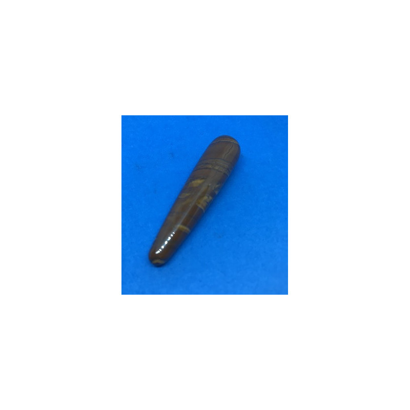 Różdżka z tygrysiego oka 8 x 1,8 x 0,5 cm waga ok. 32g