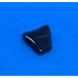 Obsydian czarny bębnowany 20 x 10 mm 