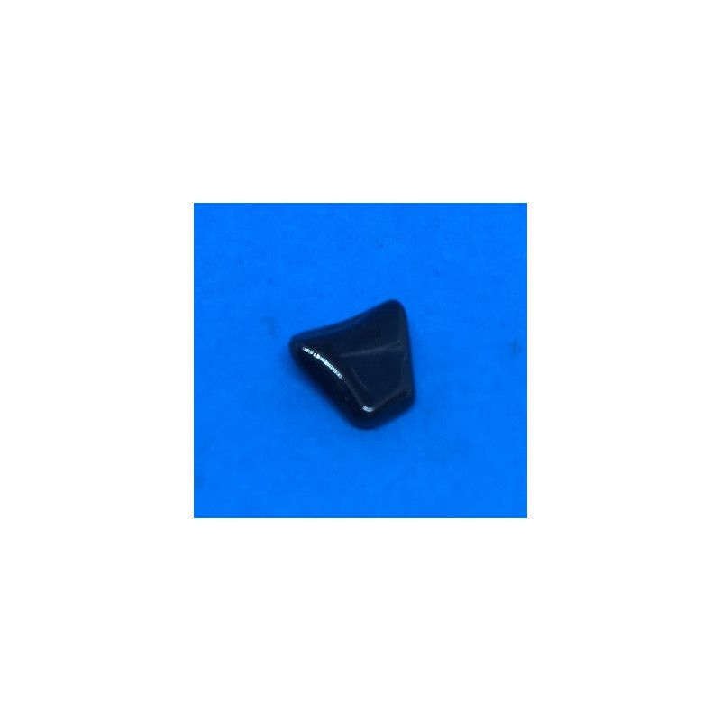 Obsydian czarny bębnowany 20 x 10 mm 