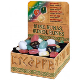 Runy kolorowe w kamieniach