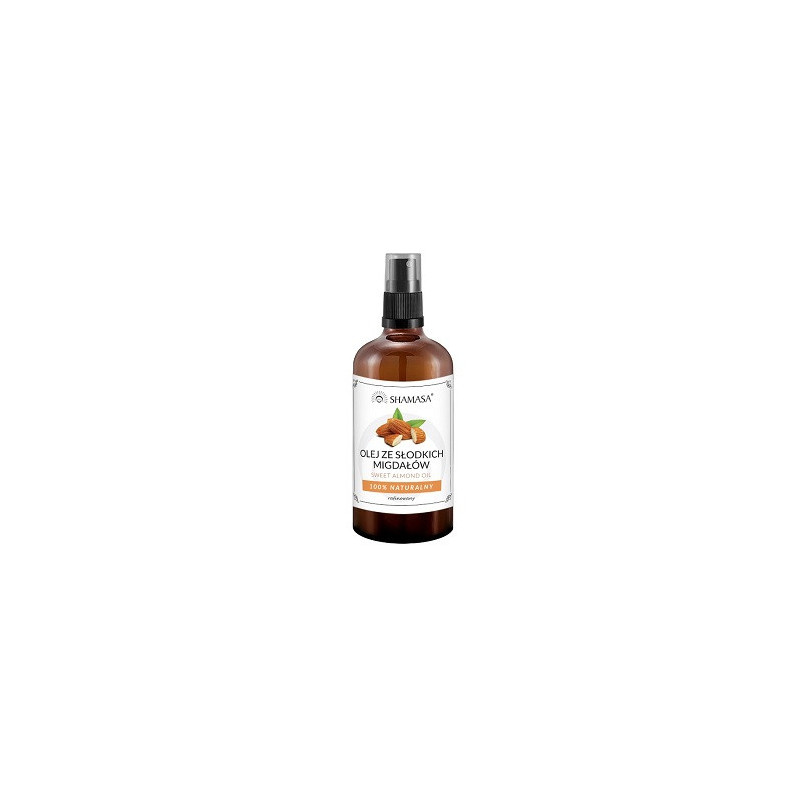 Olej ze słodkich migdałów 100%naturalny - 100 ml /10.2021/