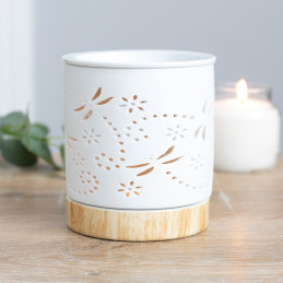 Kominek ceramiczny DRAGONFLY - motyw ćmy