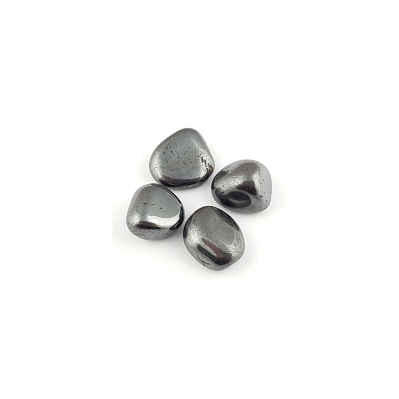 Hematyt kamień bębnowany  1 x 1 cm - zestaw 3 szt